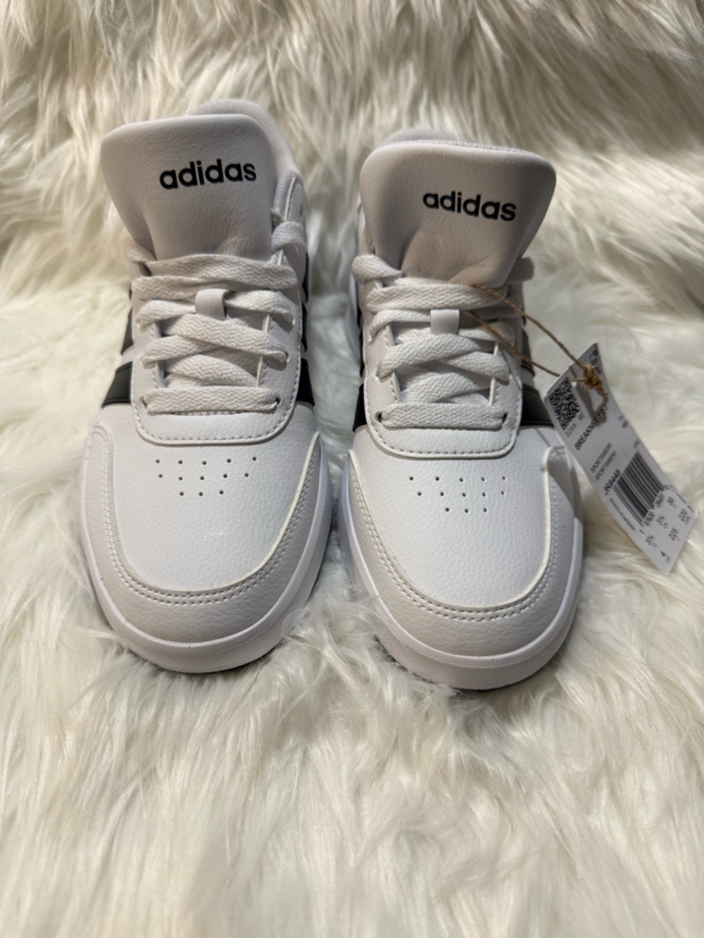 Adidas Unisex Breaknet 2.0 K FTWR whiteCore Black/Core Black 4 US